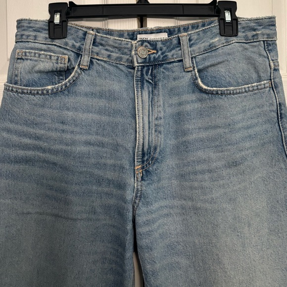 ZARA Full length mid-rise straight jeans size 8 - Picture 2 of 4